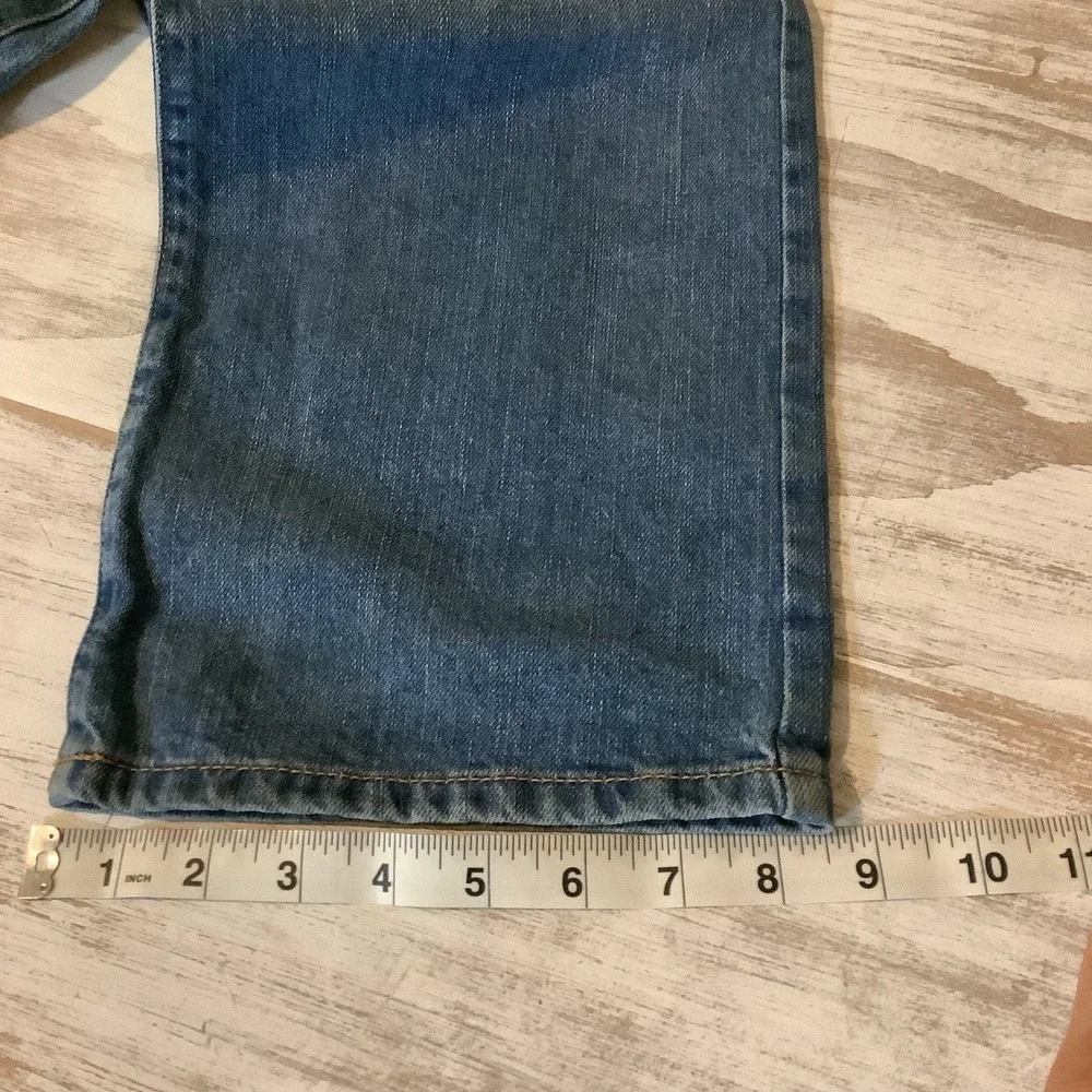 Old Navy Boys Straight Blue Denim Jeans‎ size 14 Husky Adjustable Waist